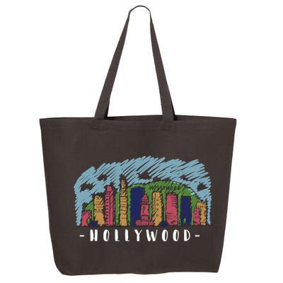Hollywood Cartoon Style Illustration 25L Jumbo Tote