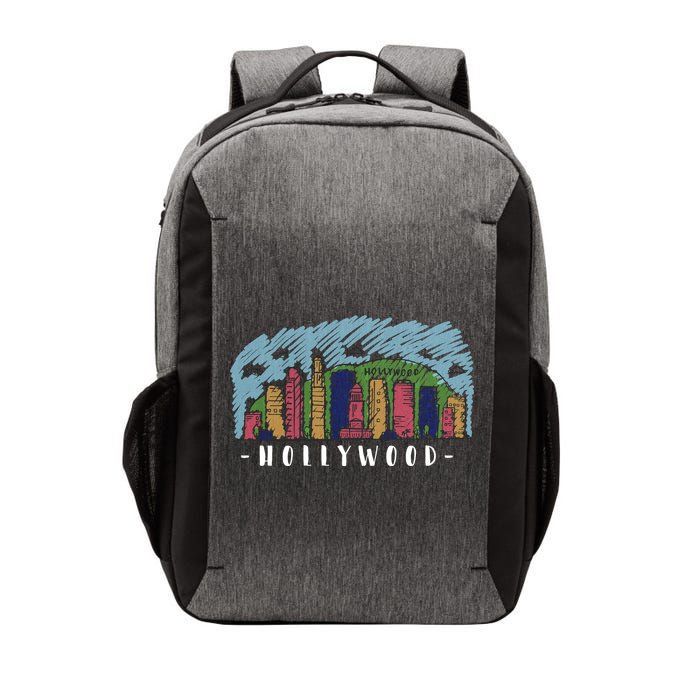 Hollywood Cartoon Style Illustration Vector Backpack
