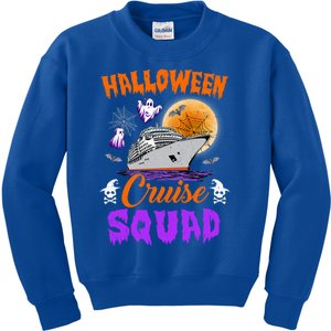 Halloween Cruise Squad Cruising Crew Spooky Season Cute Gift Kids Sweatshirt