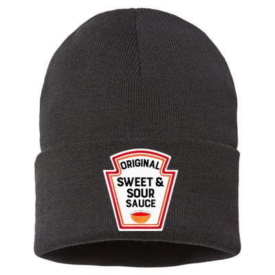 Halloween Costume Sweet And Sour Sauce Sustainable Knit Beanie