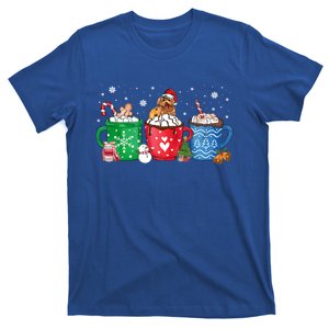 Hot Chocolate S Winter Mug Poodle Cream Christmas Gift T-Shirt