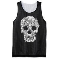 Halloween Cat Skull Costume for Cat Lovers Mesh Reversible Basketball Jersey Tank