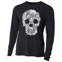 Halloween Cat Skull Costume for Cat Lovers Cooling Performance Long Sleeve Crew