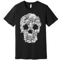 Halloween Cat Skull Costume for Cat Lovers Premium T-Shirt