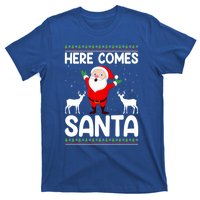 Here Comes Santa Funny Christmas Santa Hat Holiday Season Great Gift T-Shirt