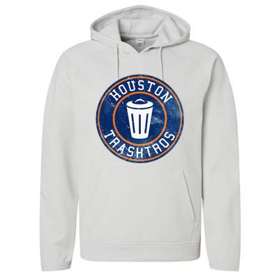 Houston Cheaters Sign Stealing Trashtros Baseball Gift Performance Fleece Hoodie