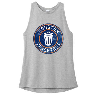 Houston Cheaters Sign Stealing Trashtros Baseball Gift Ladies PosiCharge Tri-Blend Wicking Tank