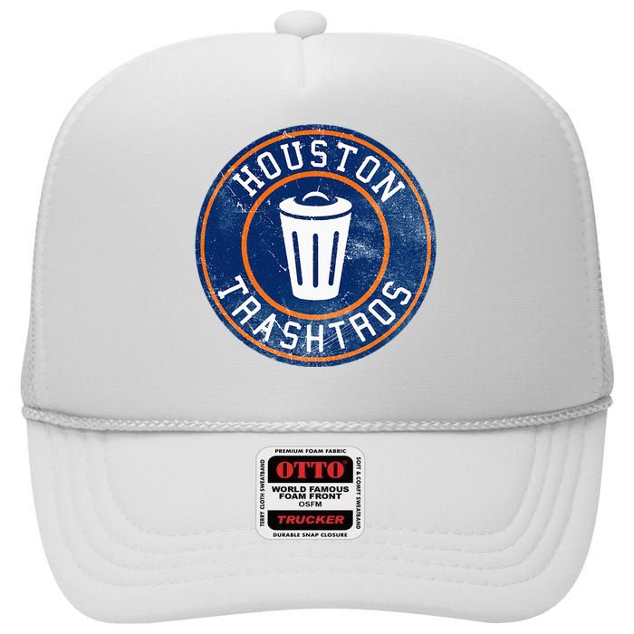 Houston Cheaters Sign Stealing Trashtros Baseball Gift High Crown Mesh Back Trucker Hat