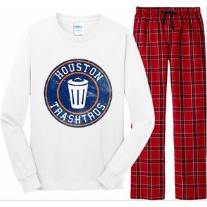 Houston Cheaters Sign Stealing Trashtros Baseball Gift Long Sleeve Pajama Set