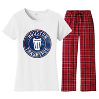 Houston Cheaters Sign Stealing Trashtros Baseball Gift Women's Flannel Pajama Set