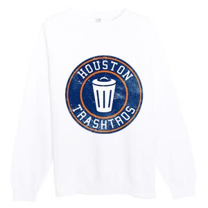 Houston Cheaters Sign Stealing Trashtros Baseball Gift Premium Crewneck Sweatshirt