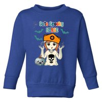 Halloween Cute Spooky Nurse Gift Toddler Sweatshirt