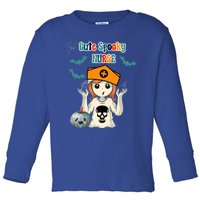 Halloween Cute Spooky Nurse Gift Toddler Long Sleeve Shirt