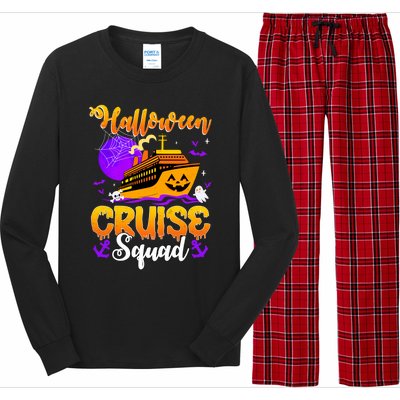 Halloween Cruise Squad Family Spooky Cruising Crew Trip Gift Long Sleeve Pajama Set