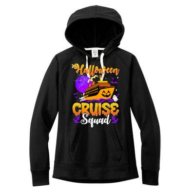 Halloween Cruise Squad Family Spooky Cruising Crew Trip Gift Women's Fleece Hoodie