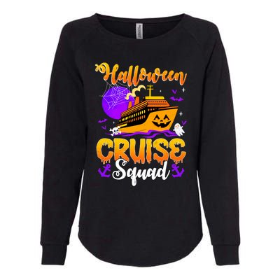 Halloween Cruise Squad Family Spooky Cruising Crew Trip Gift Womens California Wash Sweatshirt