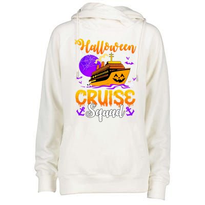 Halloween Cruise Squad Family Spooky Cruising Crew Trip Gift Womens Funnel Neck Pullover Hood