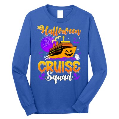 Halloween Cruise Squad Family Spooky Cruising Crew Trip Gift Long Sleeve Shirt