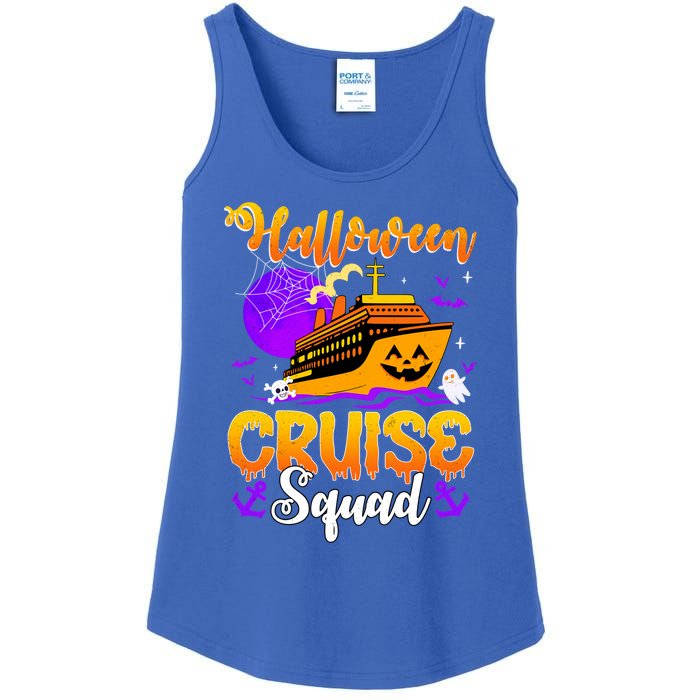 Halloween Cruise Squad Family Spooky Cruising Crew Trip Gift Ladies Essential Tank