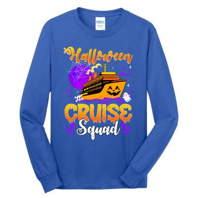 Halloween Cruise Squad Family Spooky Cruising Crew Trip Gift Tall Long Sleeve T-Shirt