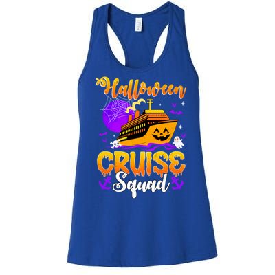 Halloween Cruise Squad Family Spooky Cruising Crew Trip Gift Women's Racerback Tank