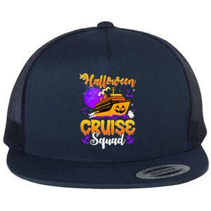 Halloween Cruise Squad Family Spooky Cruising Crew Trip Gift Flat Bill Trucker Hat