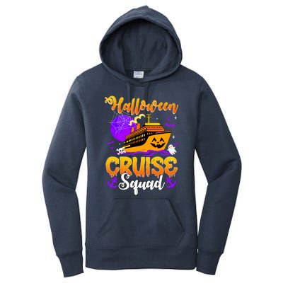 Halloween Cruise Squad Family Spooky Cruising Crew Trip Gift Women's Pullover Hoodie