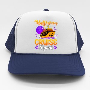 Halloween Cruise Squad Family Spooky Cruising Crew Trip Gift Trucker Hat