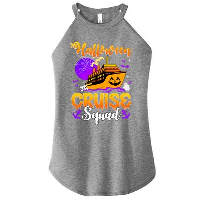 Halloween Cruise Squad Family Spooky Cruising Crew Trip Gift Women's Perfect Tri Rocker Tank