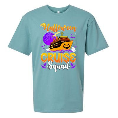 Halloween Cruise Squad Family Spooky Cruising Crew Trip Gift Sueded Cloud Jersey T-Shirt