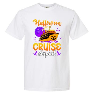 Halloween Cruise Squad Family Spooky Cruising Crew Trip Gift Garment-Dyed Heavyweight T-Shirt