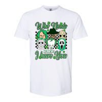 Horror Characters St Patricks Day Tumbler Who Needs Luck When I Have You Softstyle CVC T-Shirt