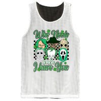 Horror Characters St Patricks Day Tumbler Who Needs Luck When I Have You Mesh Reversible Basketball Jersey Tank