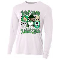 Horror Characters St Patricks Day Tumbler Who Needs Luck When I Have You Cooling Performance Long Sleeve Crew