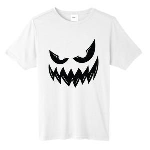 Halloween Costume Spooky Jack OLantern Orange Pumpkin Face Tall Fusion ChromaSoft Performance T-Shirt