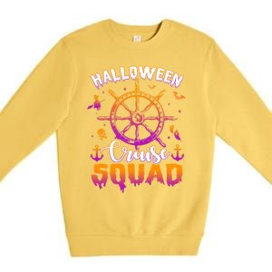 Halloween Cruise Squad Family Vacation Trip Cruising Crew Cool Gift Premium Crewneck Sweatshirt