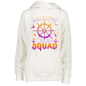 Halloween Cruise Squad Family Vacation Trip Cruising Crew Cool Gift Womens Funnel Neck Pullover Hood