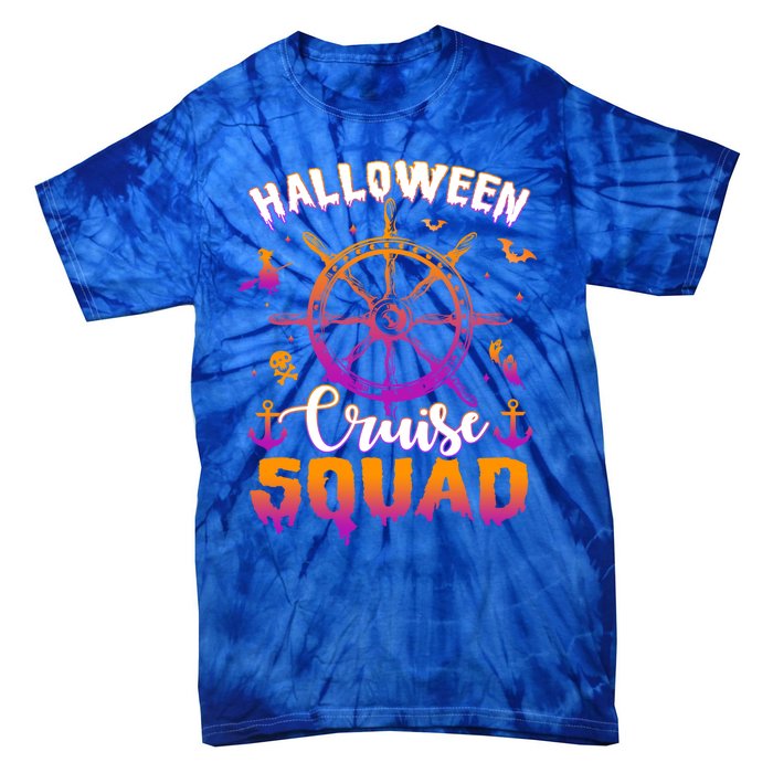 Halloween Cruise Squad Family Vacation Trip Cruising Crew Cool Gift Tie-Dye T-Shirt