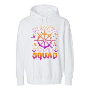 Halloween Cruise Squad Family Vacation Trip Cruising Crew Cool Gift Garment-Dyed Fleece Hoodie