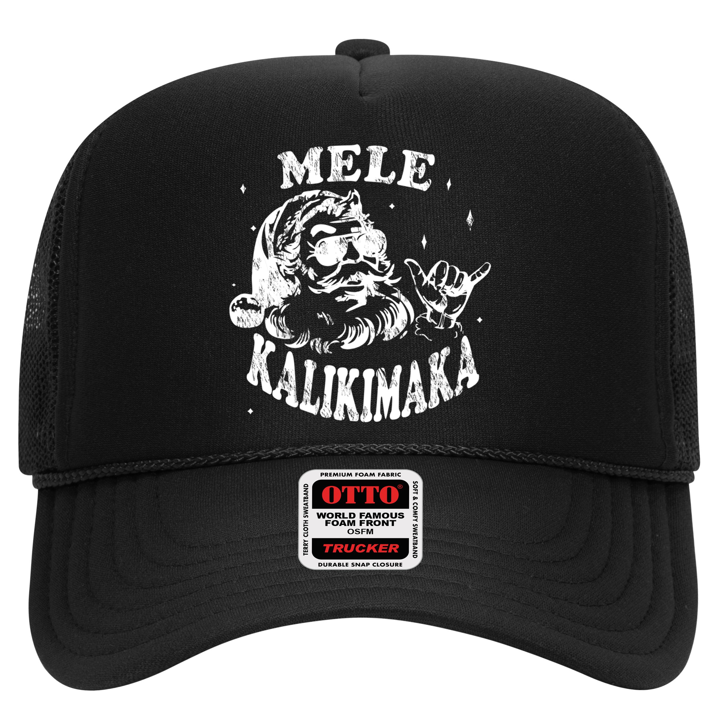Hawaiian Christmas Santa Shaka Mele Kalikimaka Retro Hawaii Gift Hat
