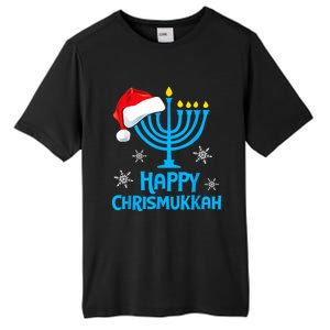 Happy Chrismukkah Santa Hat Christmas Hanukkah Sleep Tall Fusion ChromaSoft Performance T-Shirt