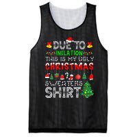 Hilarious Christmas Sweaters Inflation Edition Mesh Reversible Basketball Jersey Tank