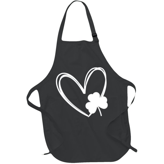 Heart Clover St Patrick's Day Apron