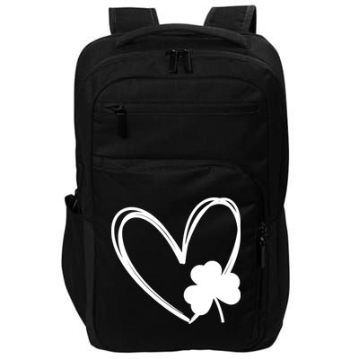 Heart Clover St Patrick's Day Impact Tech Backpack
