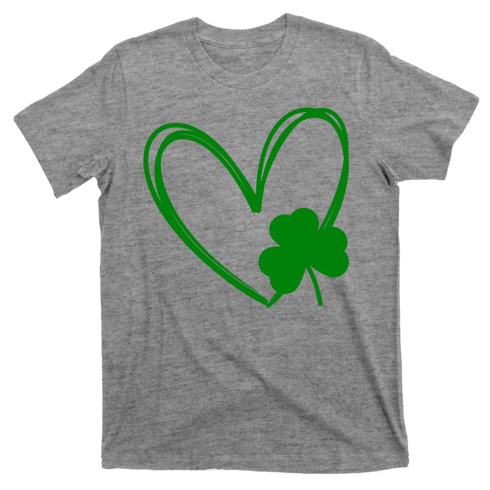 Heart Clover St Patrick's Day T-Shirt