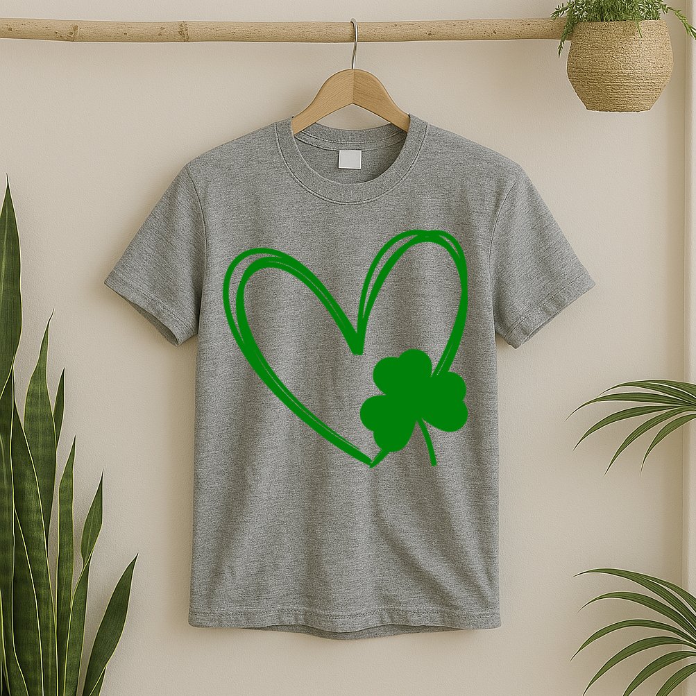 Heart Clover St Patrick's Day T-Shirt