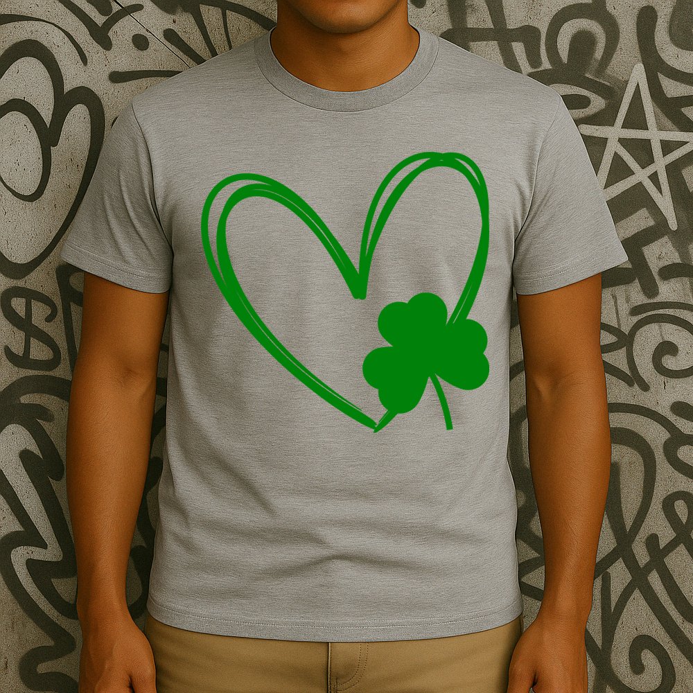Heart Clover St Patrick's Day T-Shirt