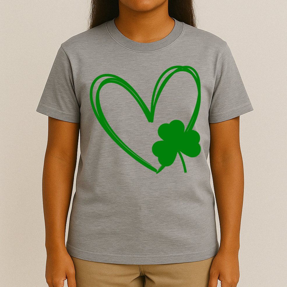 Heart Clover St Patrick's Day T-Shirt