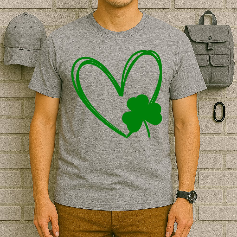 Heart Clover St Patrick's Day T-Shirt