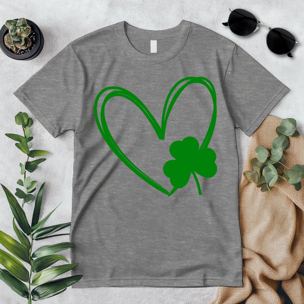 Heart Clover St Patrick's Day Premium T-Shirt